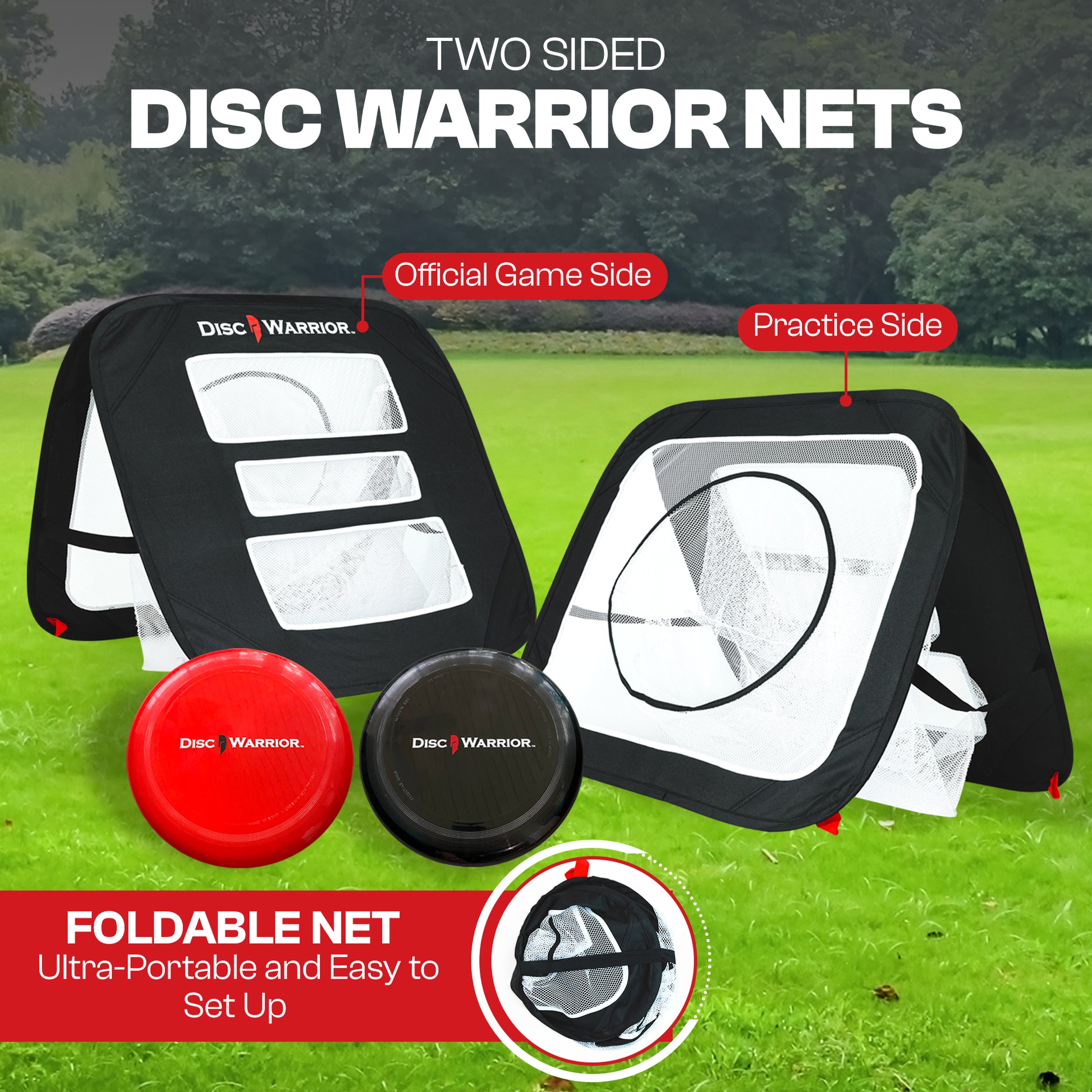 Disc Warrior Game Set - Ace (Red) - Disc Warrior