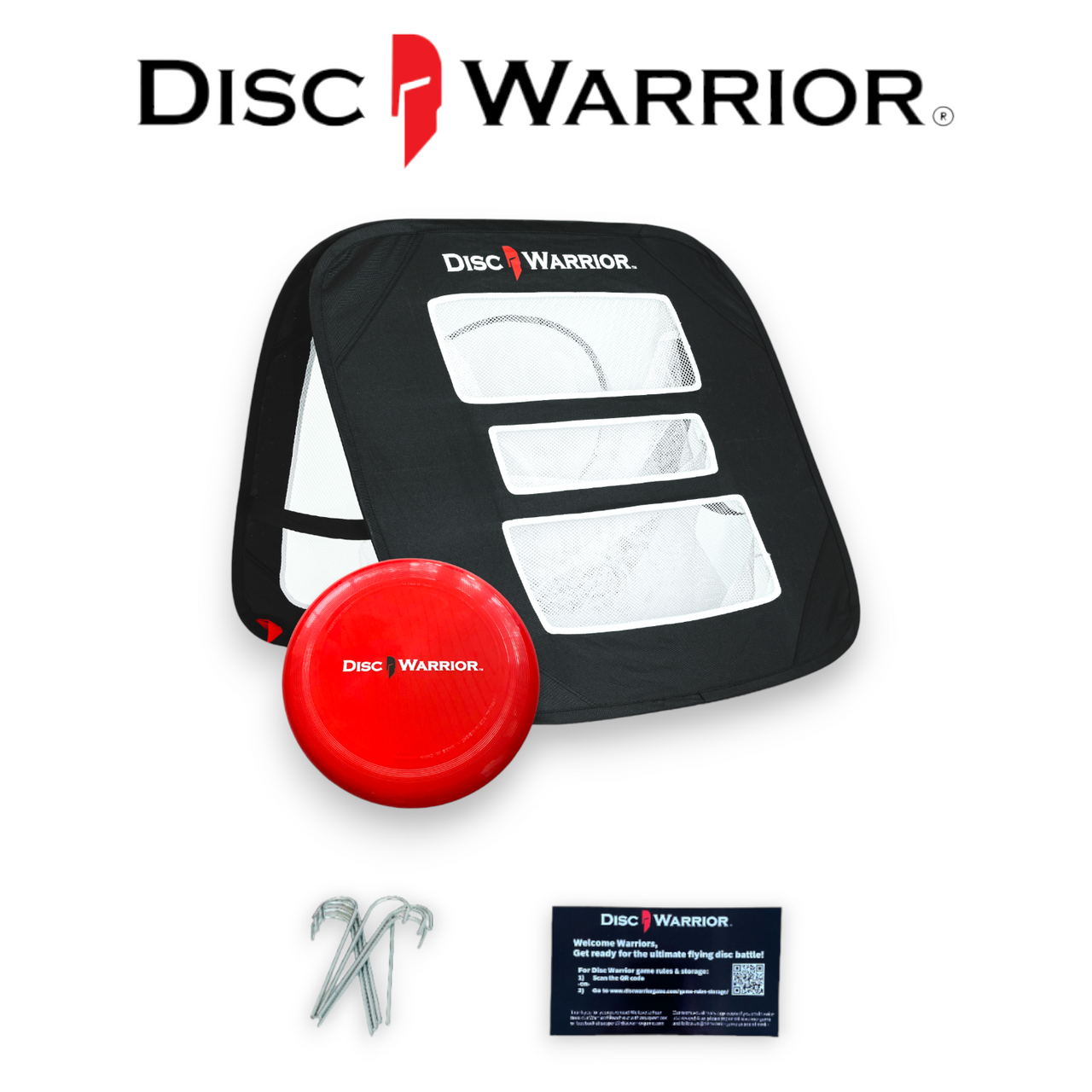 Disc Warrior Game Set - Ace (Red) - Disc Warrior